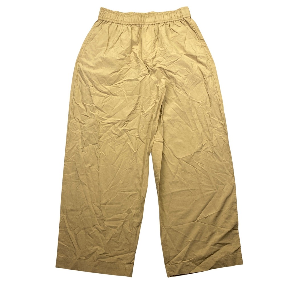 Madewell Pull-On Oversized Balloon Pants Tan Wide Leg Pants Womens Sz M Fits 30"